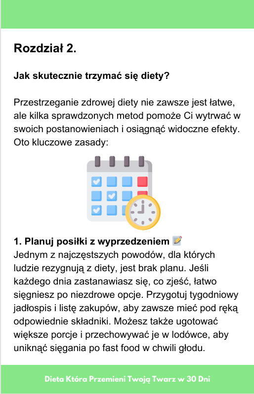 Skin Glow Diet 2.0 - Dieta Która  Przemieni Twoją Twarz w 30 Dni